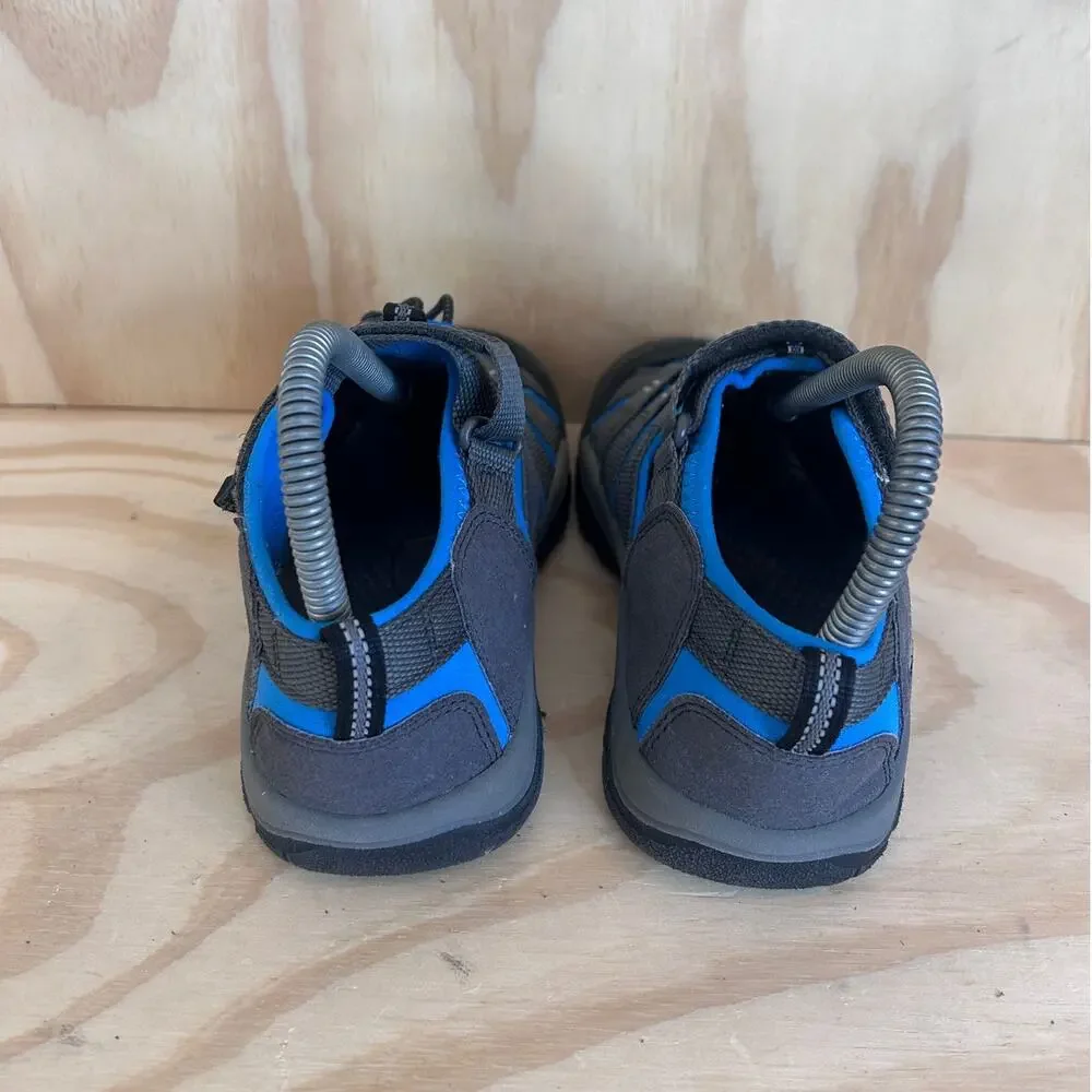 Keen - Newport H2 - Hiking Sandals - Gray/Blue - Big Kids - 4 - 1022839